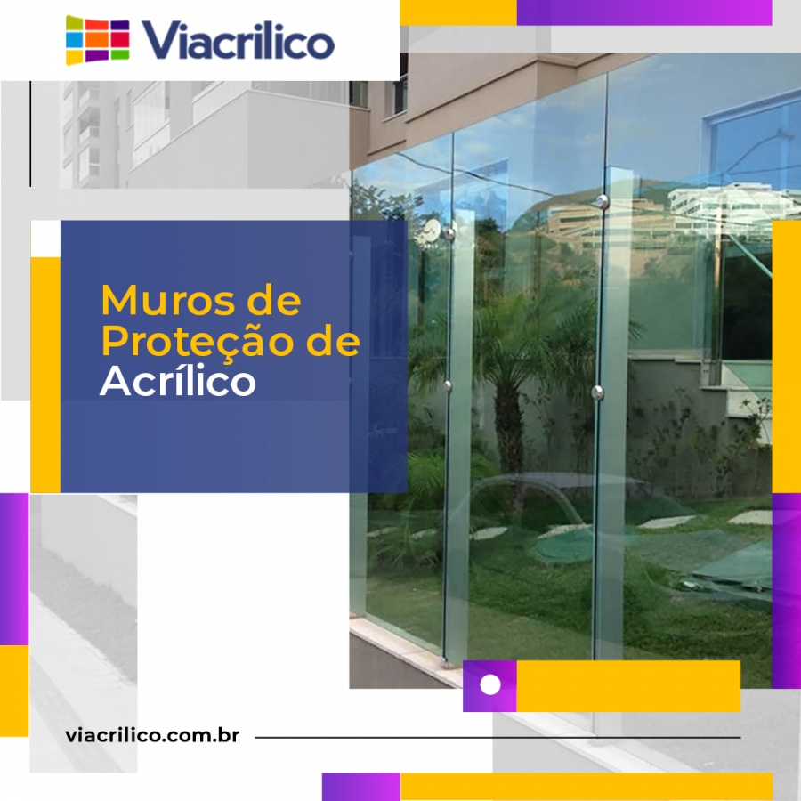 Muros de Proteção de Acrílico