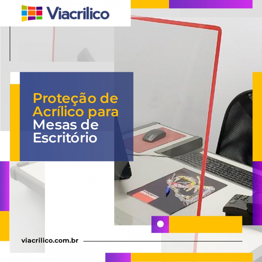 ProteÃ§Ã£o de AcrÃ­lico para Mesas de EscritÃ³rio